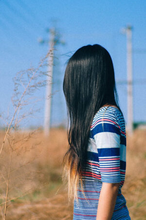 Girl With Ombre Hair
