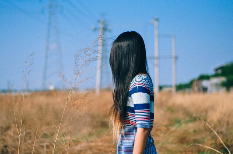 Girl With Ombre Hair