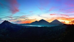 کوهستان زیبا در بالی