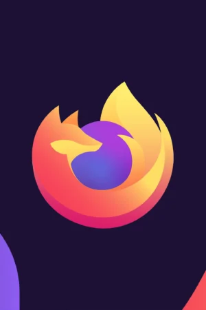 والپیپر لوگو فایرفاکس | Firefox Minimal